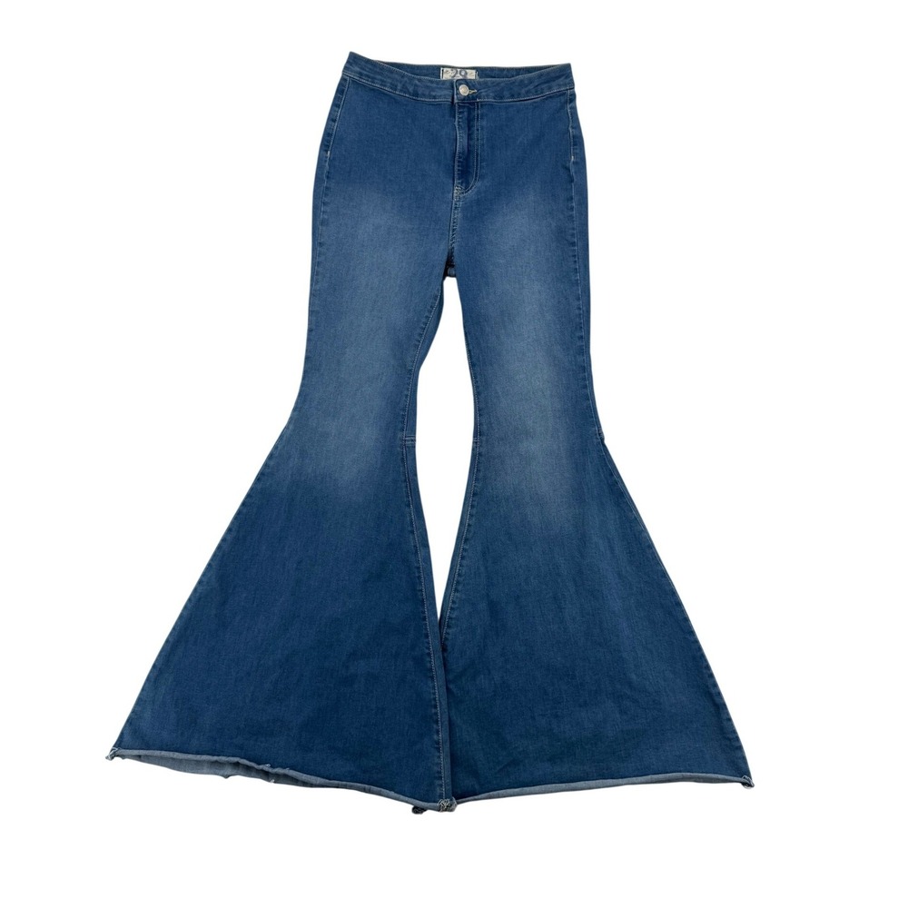 We The Free Just Float On Flare Jeans Women 29 Blue Excellent Bell Bottoms